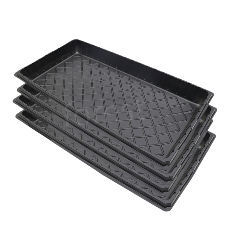 Premium Rectangular Plastic Seedling Trays for Wholesale Gardening