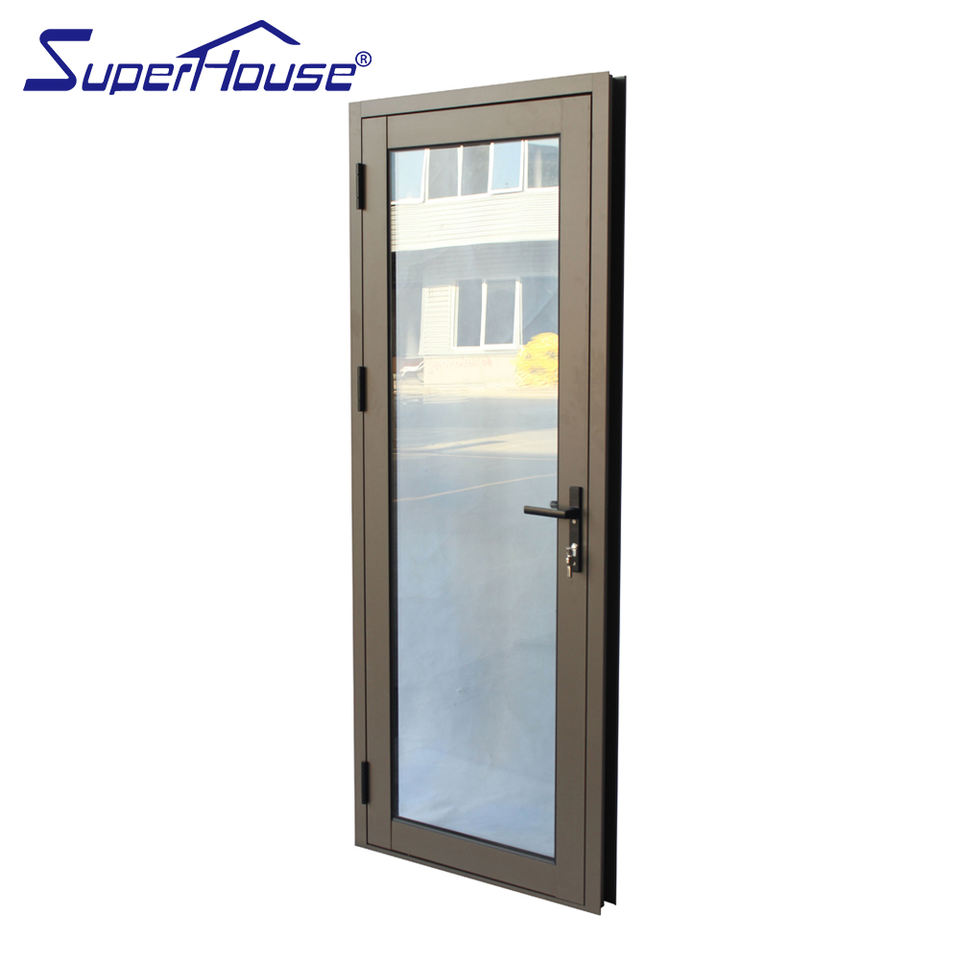 Superhouse Aluminum Hinge Door Glass Door China Top Other Door for Home Customized With NFRC AS2047 Certificate
