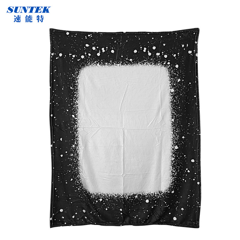 Bleached Sublimation Polyester Fleece Blanket