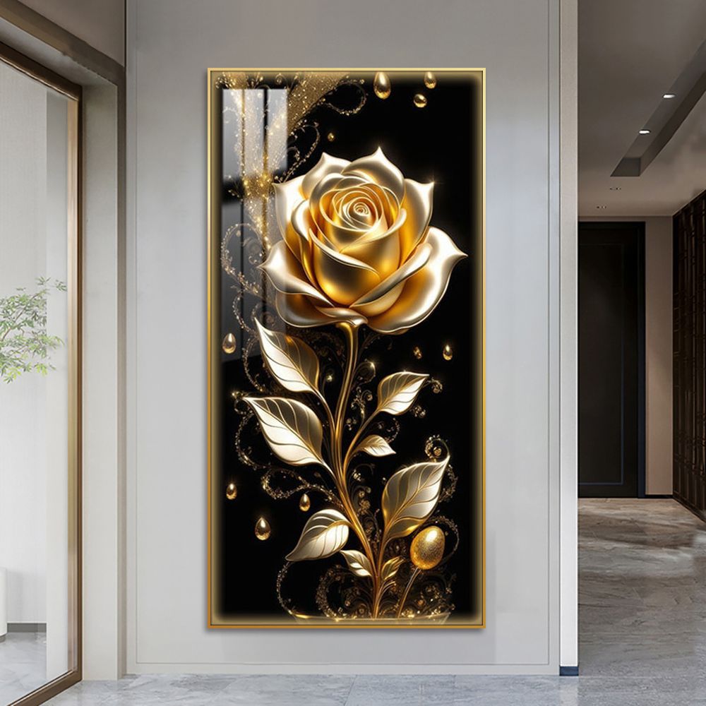 Stylish Crystal Porcelain Painting to Beautify Elegant Home Decor Wall Art