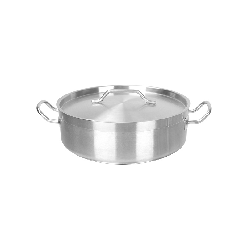 Sleek Superior Stainless Steel Compact Design Sauce Pot with Lid