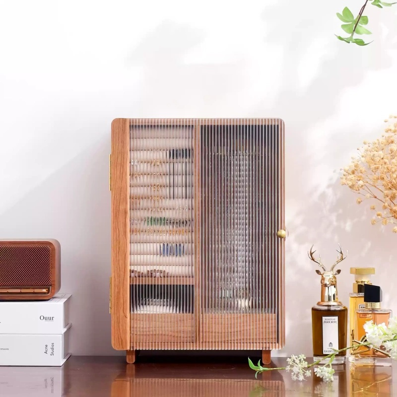 High Quality Travel Portable Jewelry Organizer Necklace Earrings Jewelry Box with Drawer for Girls and Women