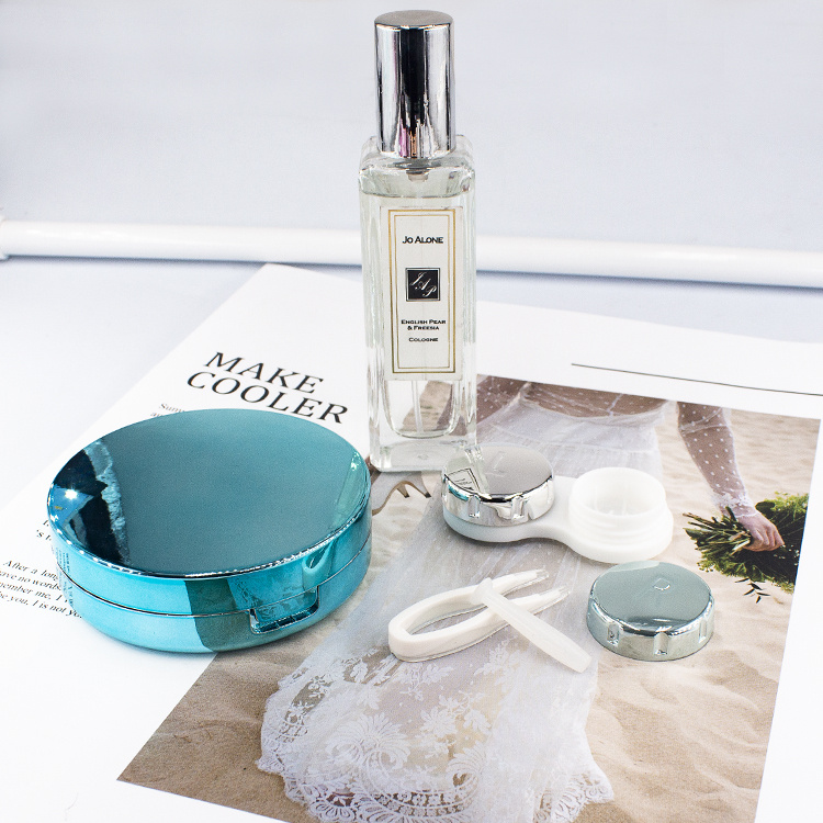 New Design Fashion Contact Lenses Case Travel Kit Luxury Contact Lens Box with Mirror