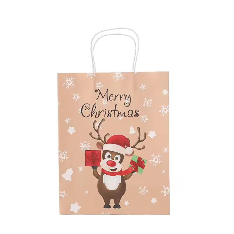 Super September Christmas Gift Bag Assortment With Tissue Paper Color Paper Merchandise Bags