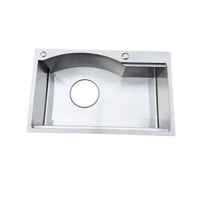 Factory Wholesale Modern Kitchen Sink 304 Stainless Steel Single Bowl Multi-Functional Sink