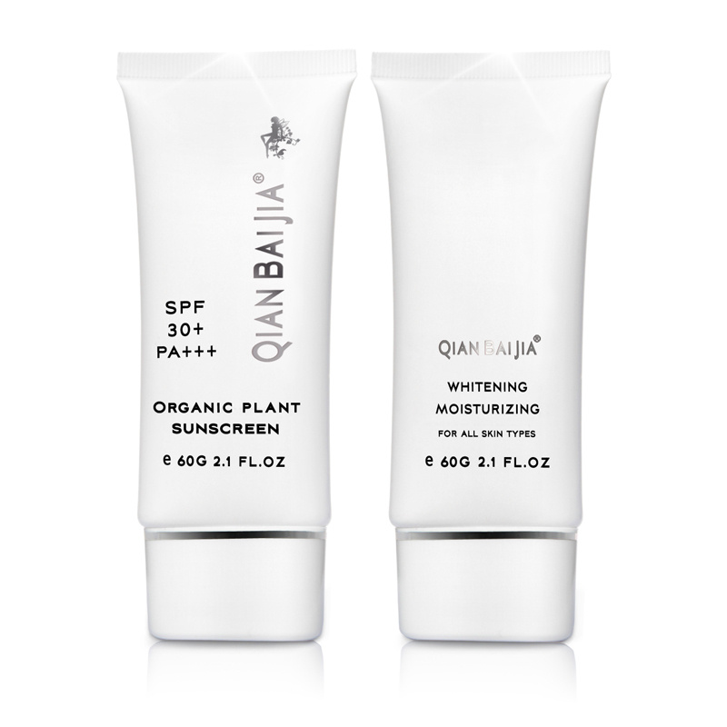 Waterproof and Whitening Qbeka Organic Plant Face Sunscreen for Sensitive Skin Without Benzene Cream Before or After Foundation/Primer