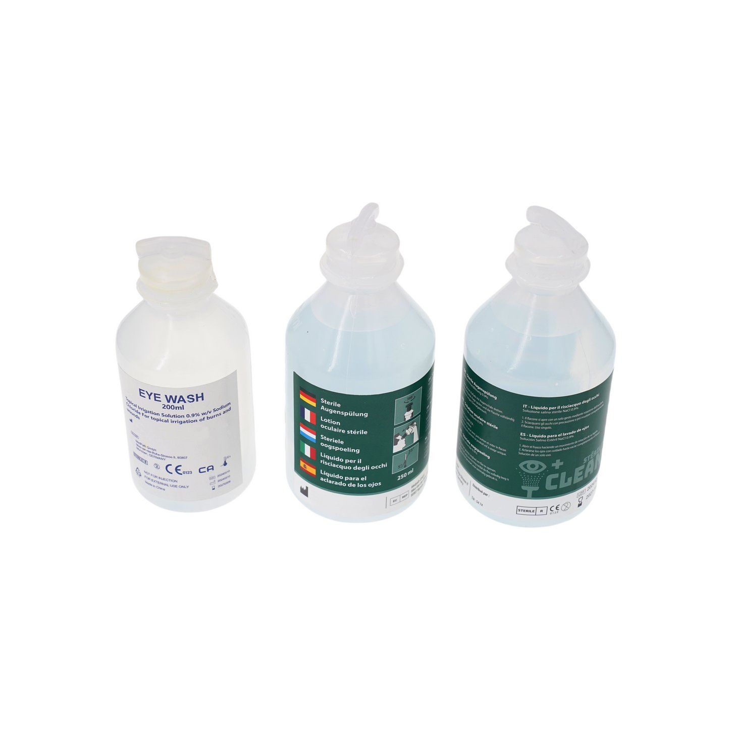 Medmount Medical Safety Bag/ Bottle Packing 0.9% Nacl Solution Sterile Normal Saline Wash Water for Wound/Eye/Nose/Ear