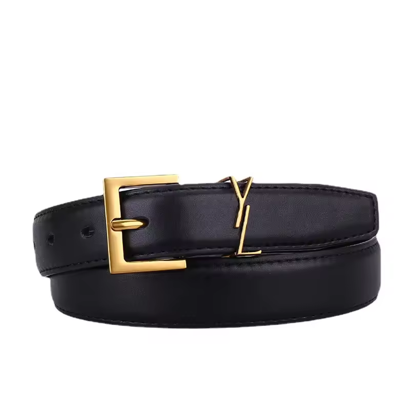 Women's Leather Needle Buckle Retro Vintage Belt Large Brand Cowhide Belt Designer Versatile Casual Ladies Belt Wholesale Price