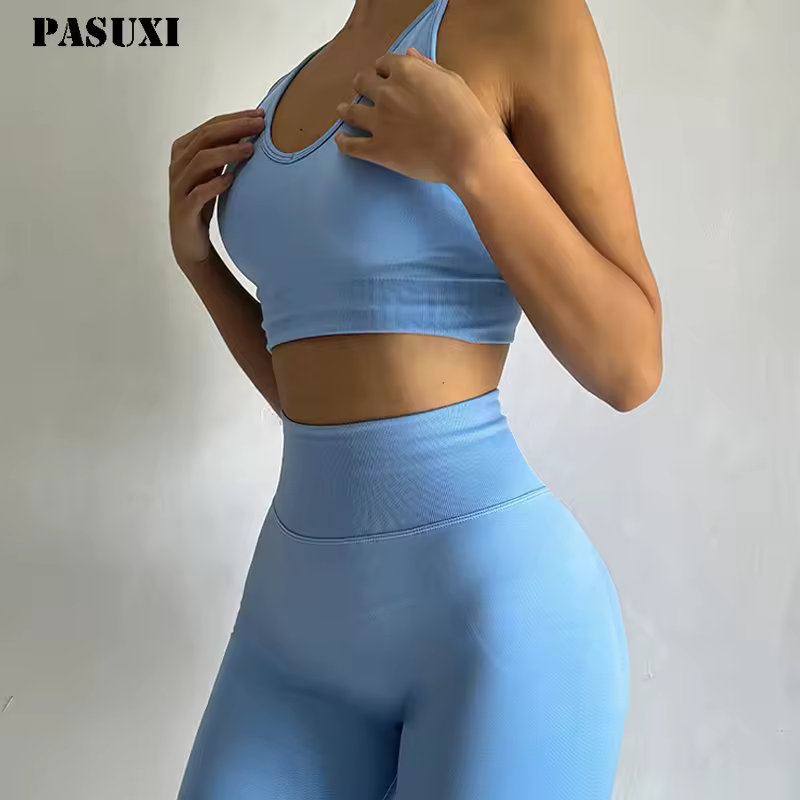 PASUXI Gym 2pcs Sports Yoga Suit