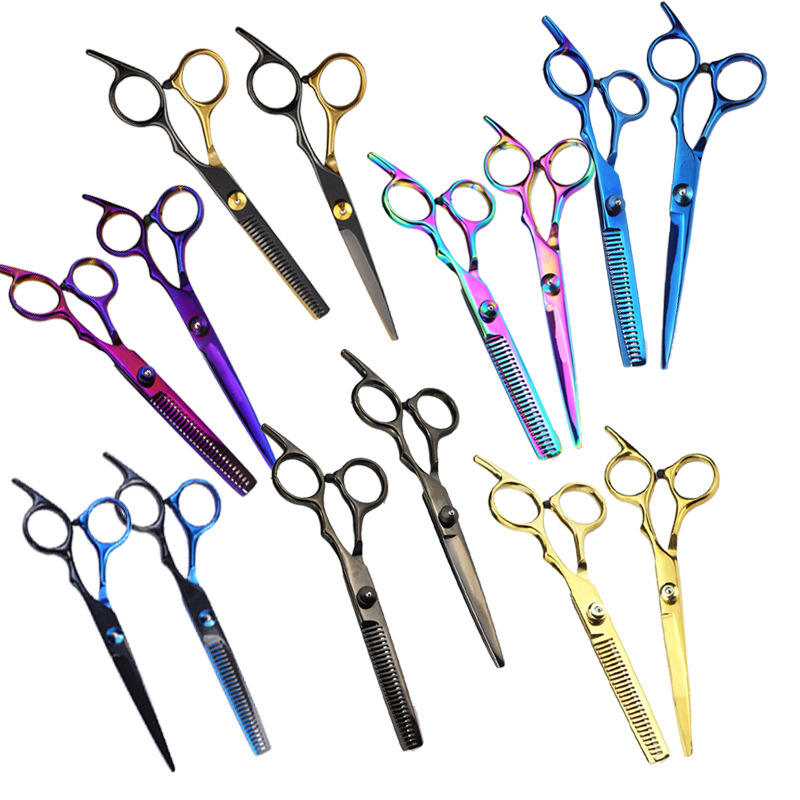 High End Quality 6inches Japanese Salon Scissors For Hairstylist Haircut Tutorial Hair Barber Scissors Your Own Brand