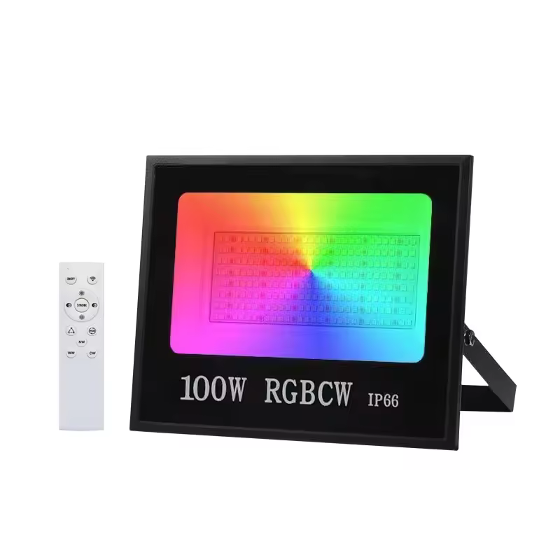Ip66 Tuya Smart Floodlight Led Reflector Outdoor Lighting 30w 50w 100w Rgb Rgbcw Dimmable Warm Cold White Light